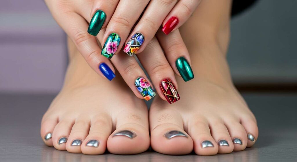 Ho provato queste unghie acriliche per 2 settimane, il risultato su mani e piedi è incredibile