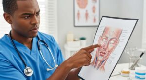 Perché non dovresti mai scoppiare i brufoli nel triangolo del viso